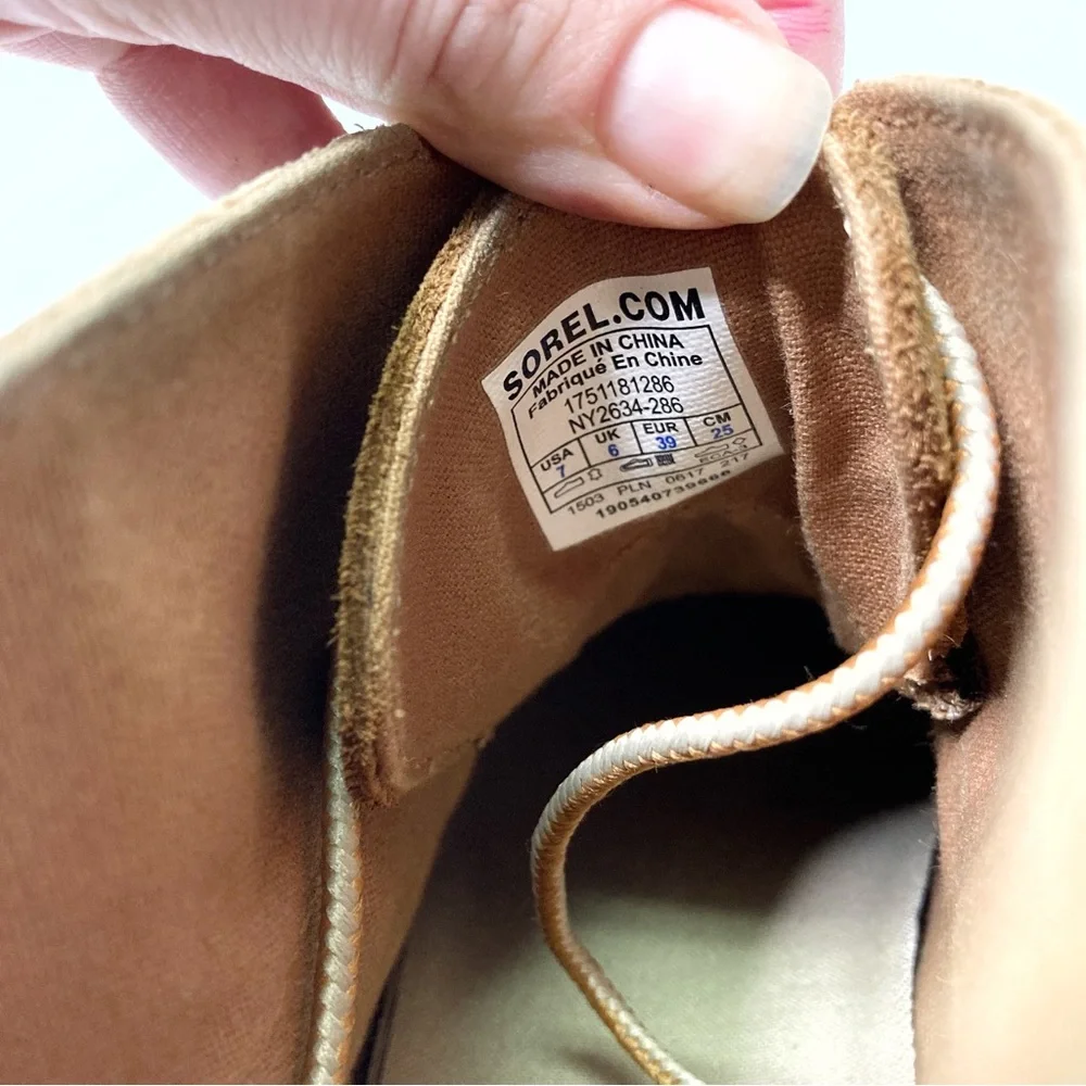 Sorel Out N About Lace Up Duck Boots Size 7 - Picture 7 of 8